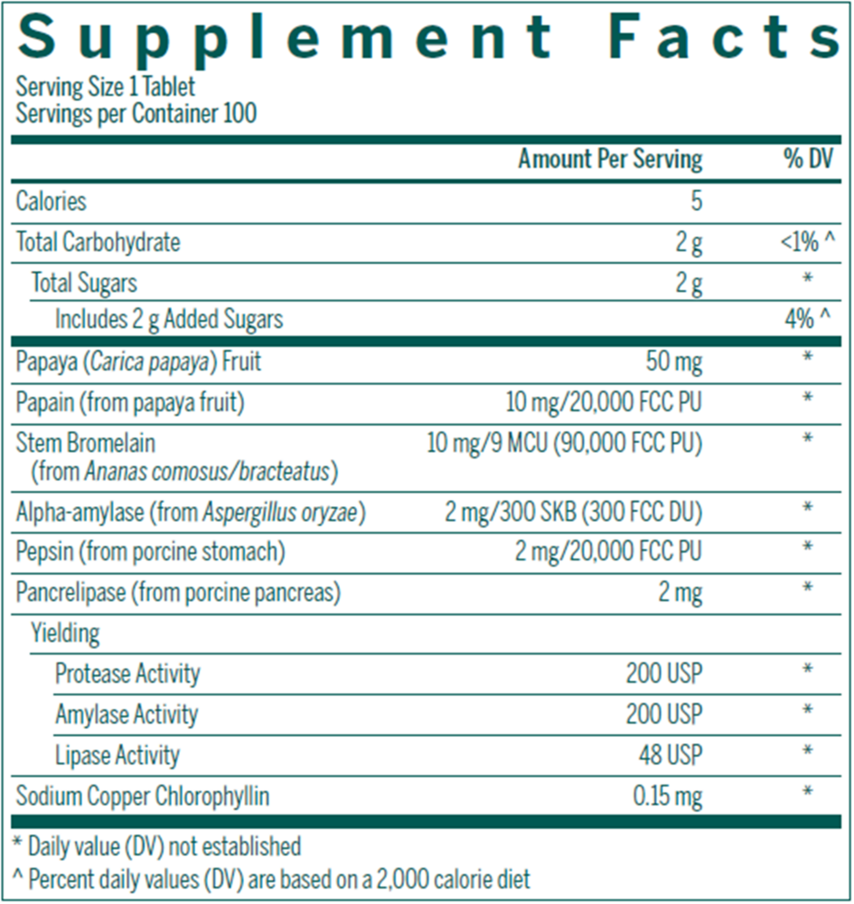 Bio Enzymes (Chewable) (California Only)