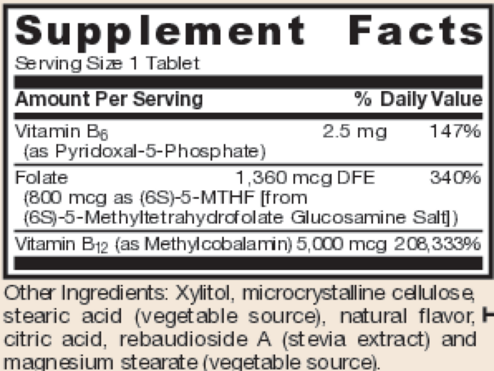 Methyl B-12 & Methyl Folate Cherry