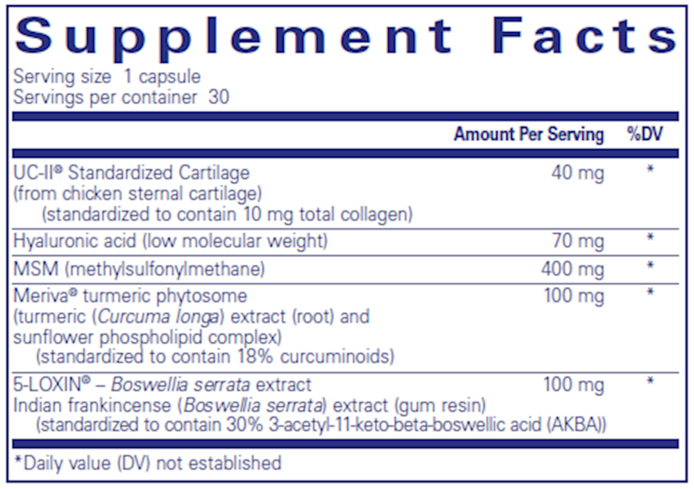 Joint Complex (single dose)*