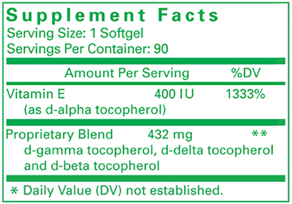 UNIQUE E® Mixed Tocopherols Concentrate