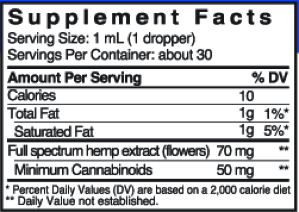 ECS Care® 1500 Hemp Liquid, Mint