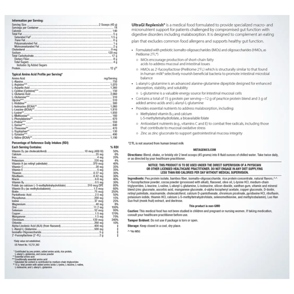 UltraGI Replenish®, Chocolate (California Only)