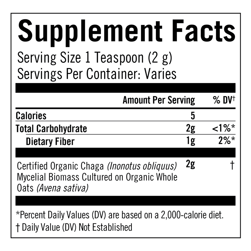 Chaga Mushroom Superfood Powder