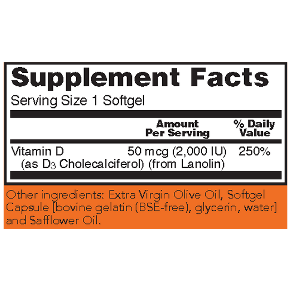 Vitamin D-3 2,000IU