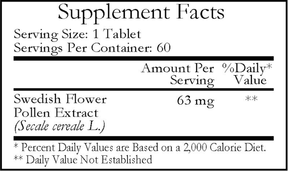 Swedish Flower Pollen 63mg