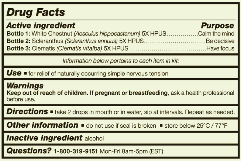 BACH® Clarity of Mind Kit