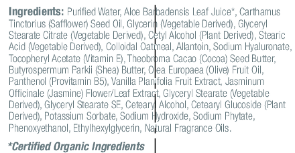 Jasmine & Vanilla Ultra Moisturizing She
