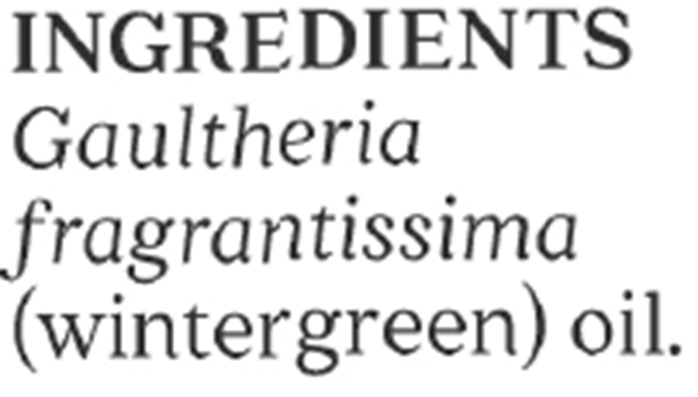 Wintergreen Essential Oil