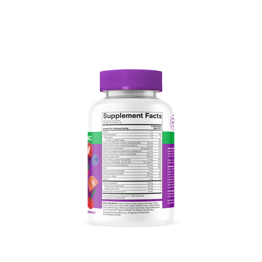 SmartyPants Organics Toddler Formula