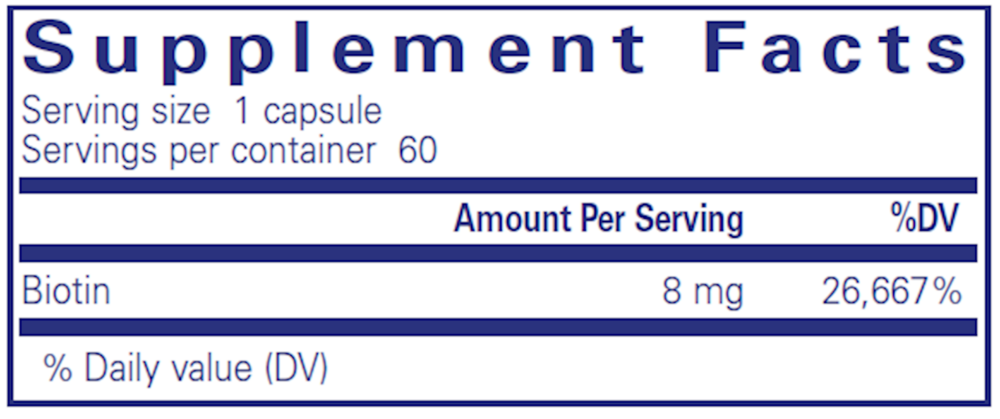Biotin 8mg