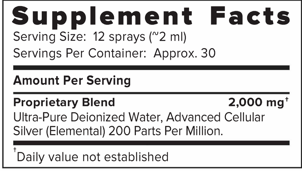 ACS 200 Silver Extra Strength