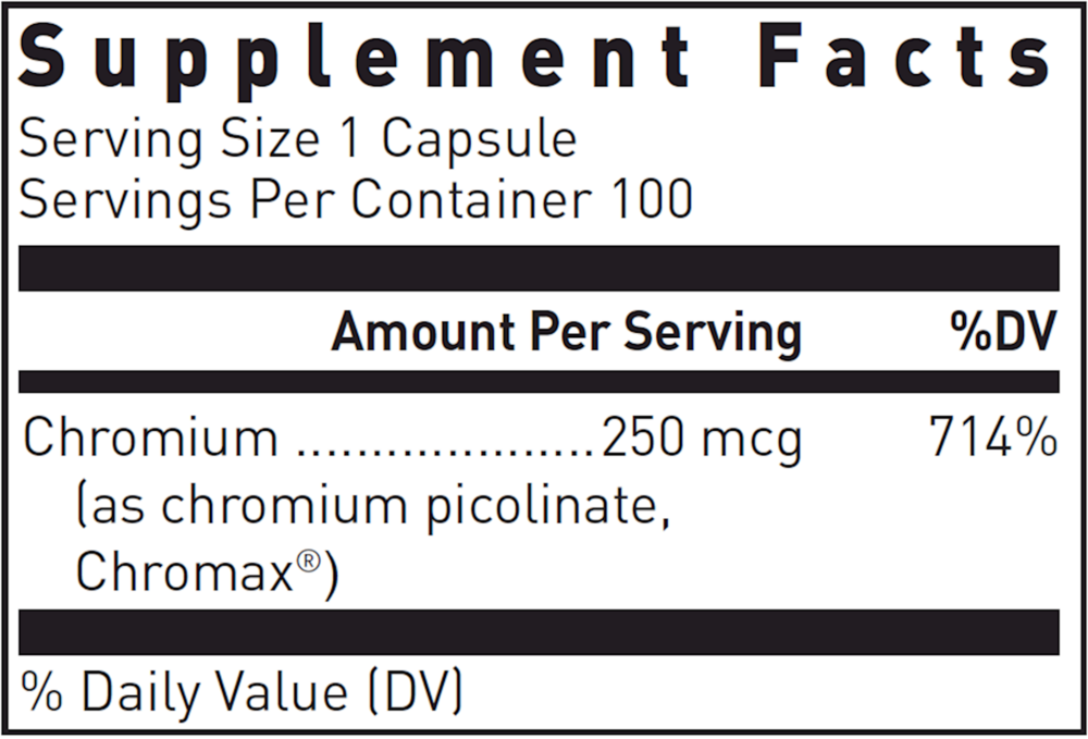 Chromium Picolinate 250mcg