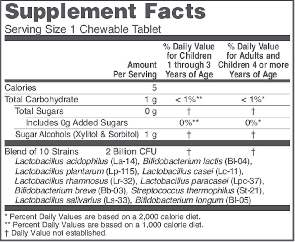 Chewable Probiotic-4