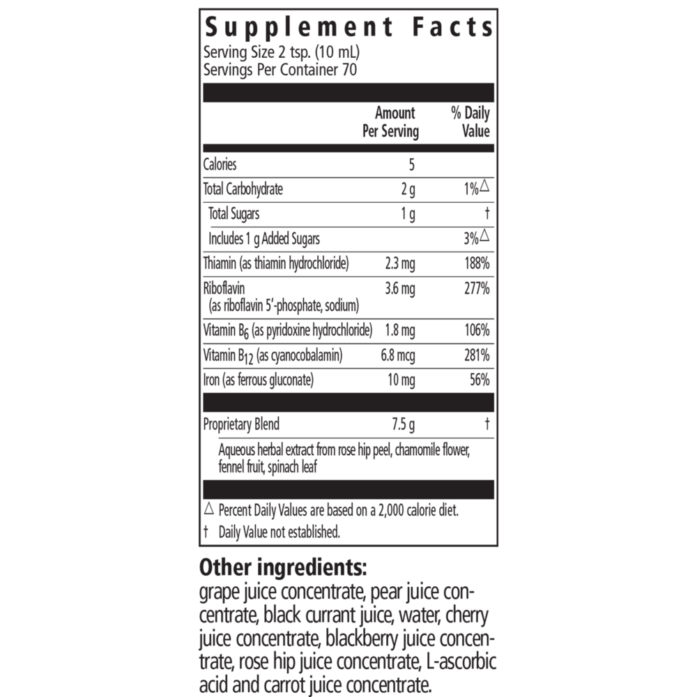 Floradix Floravital Iron + Herbs