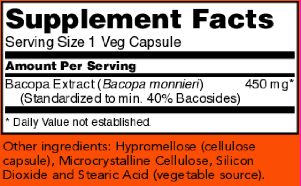 Bacopa Extract 450 mg