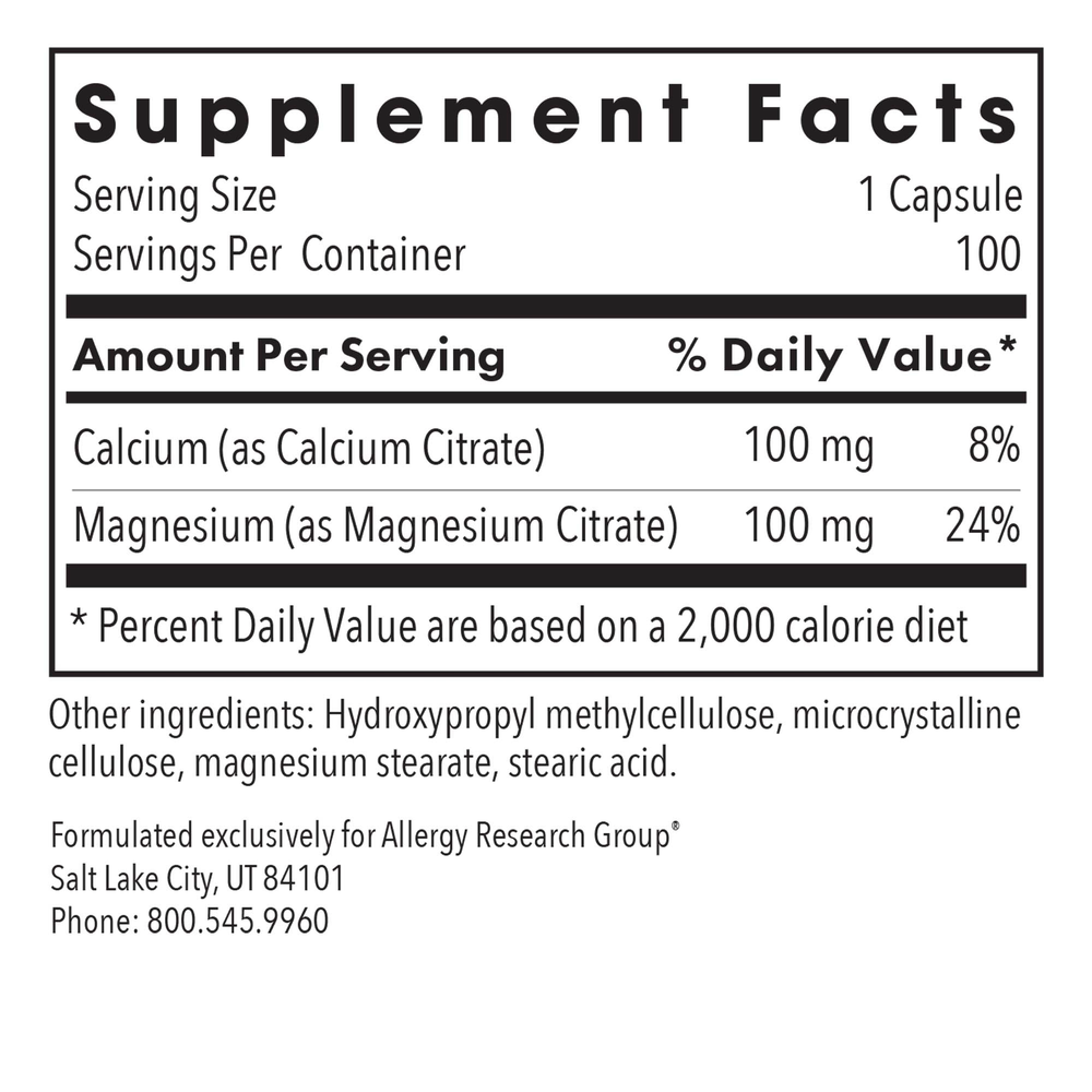 Calcium/Magnesium Citrate