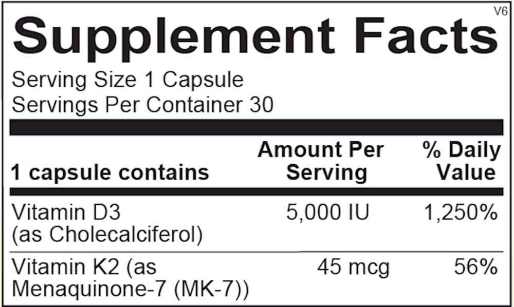 Vitamin K2 with D3