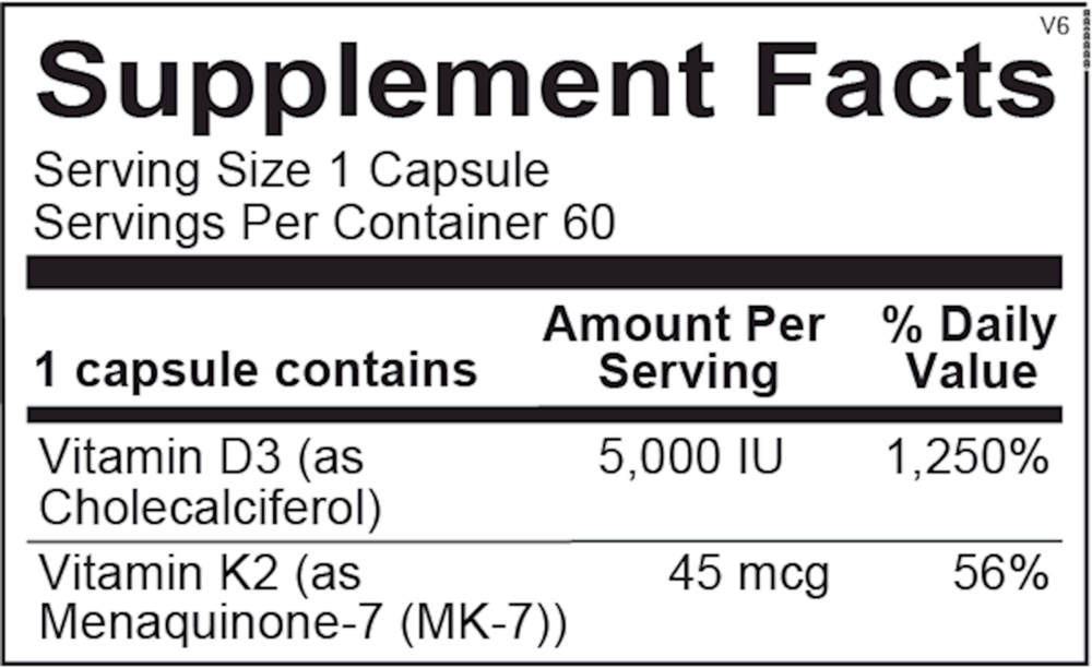 Vitamin K2 with D3