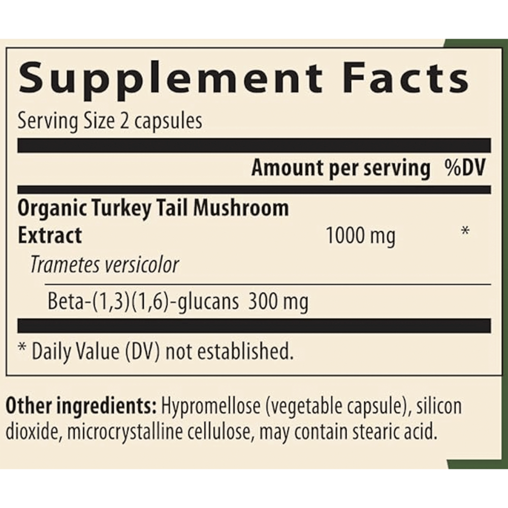 Turkey Tail Mushroom Extract Capsules