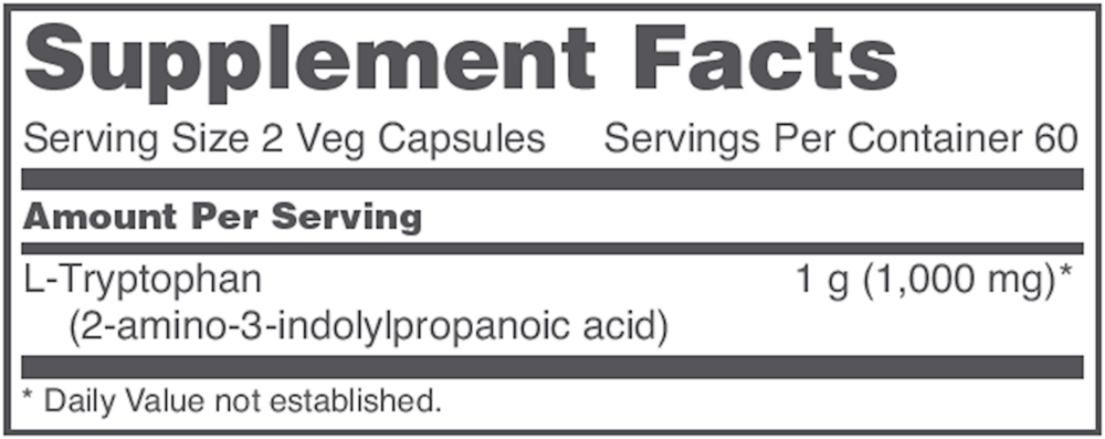 L-Tryptophan 500mg