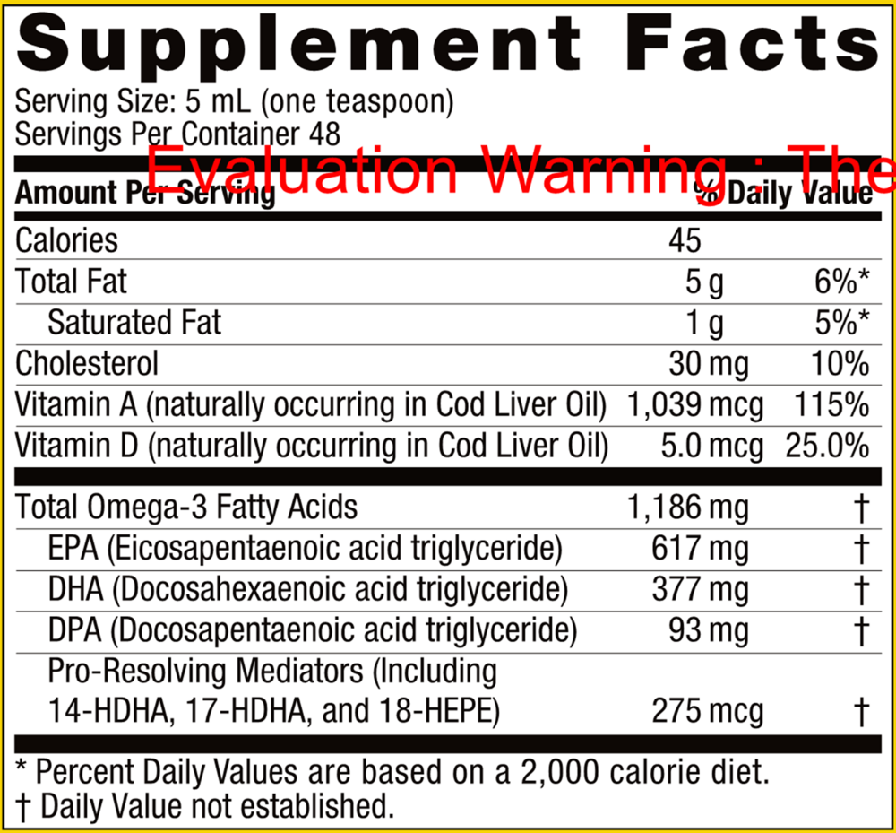 Dutch Harbor Omega Maintain Liquid