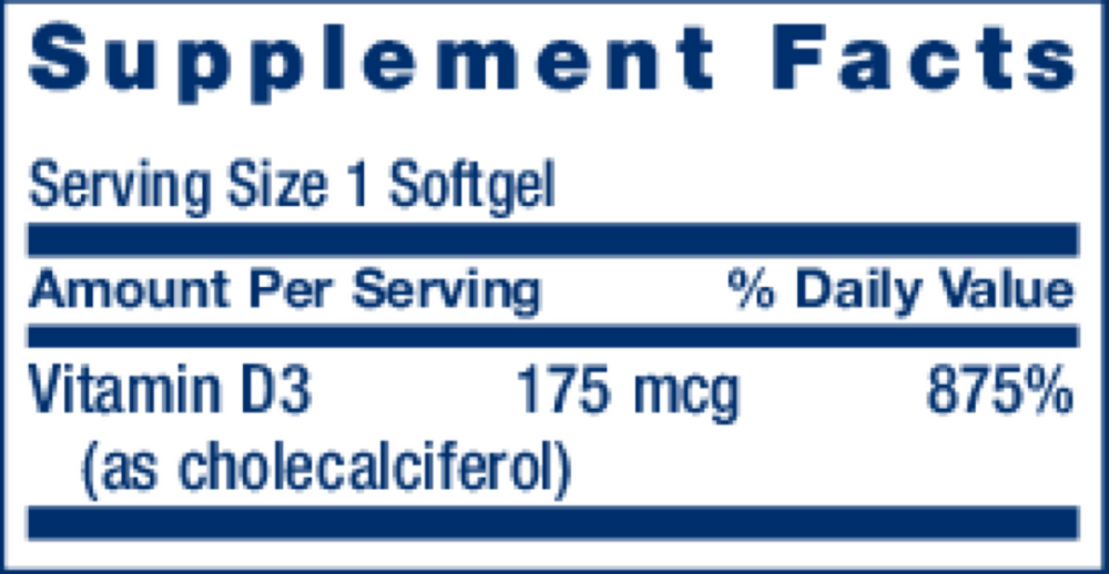 Vitamin D3 7,000IU