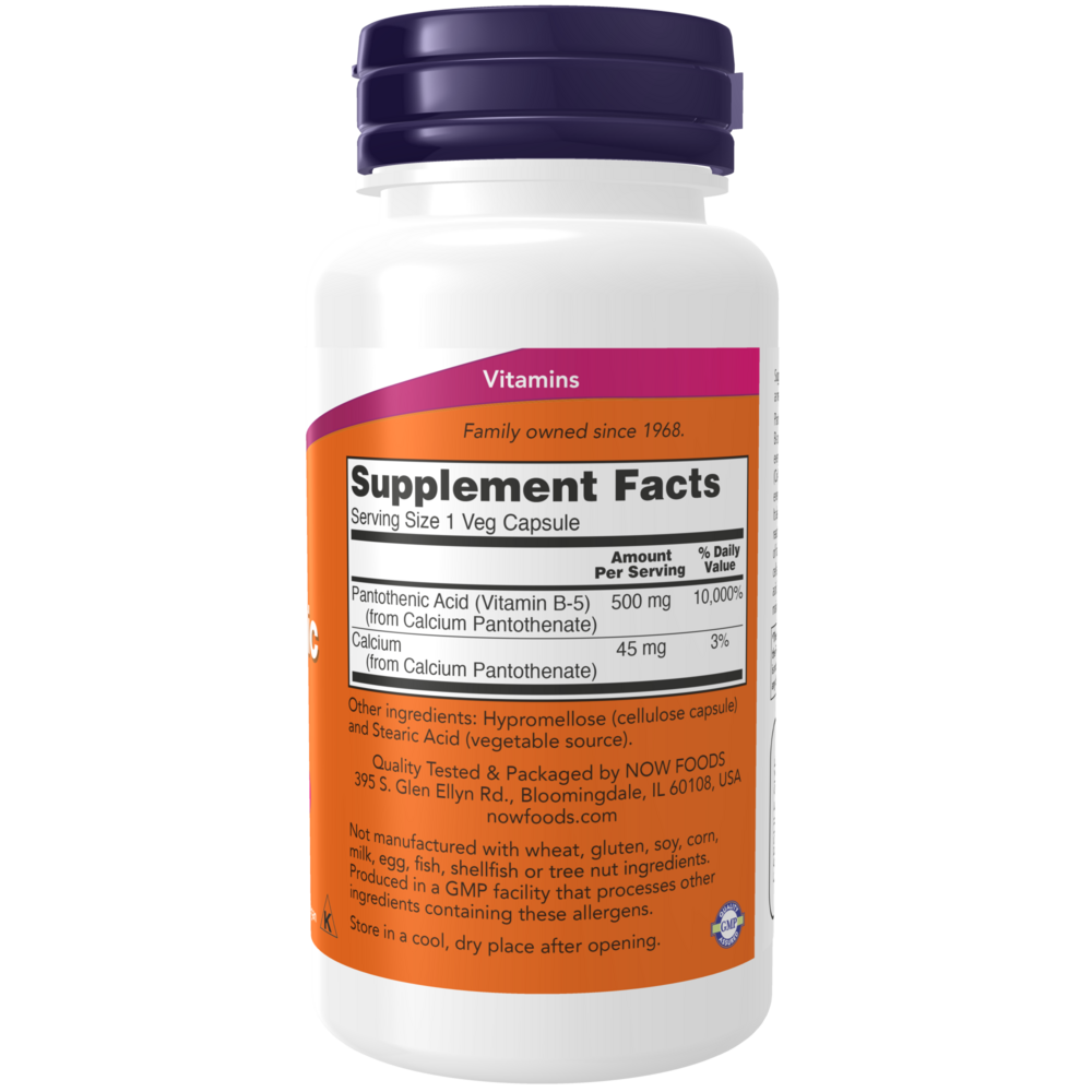 Pantothenic Acid 500mg