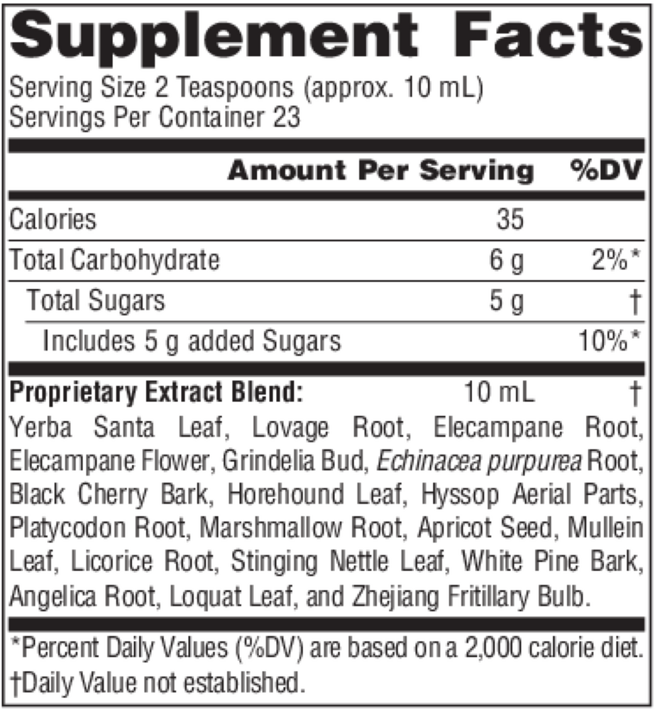 Dr. Tierra's Wild Cherry Bark Syrup