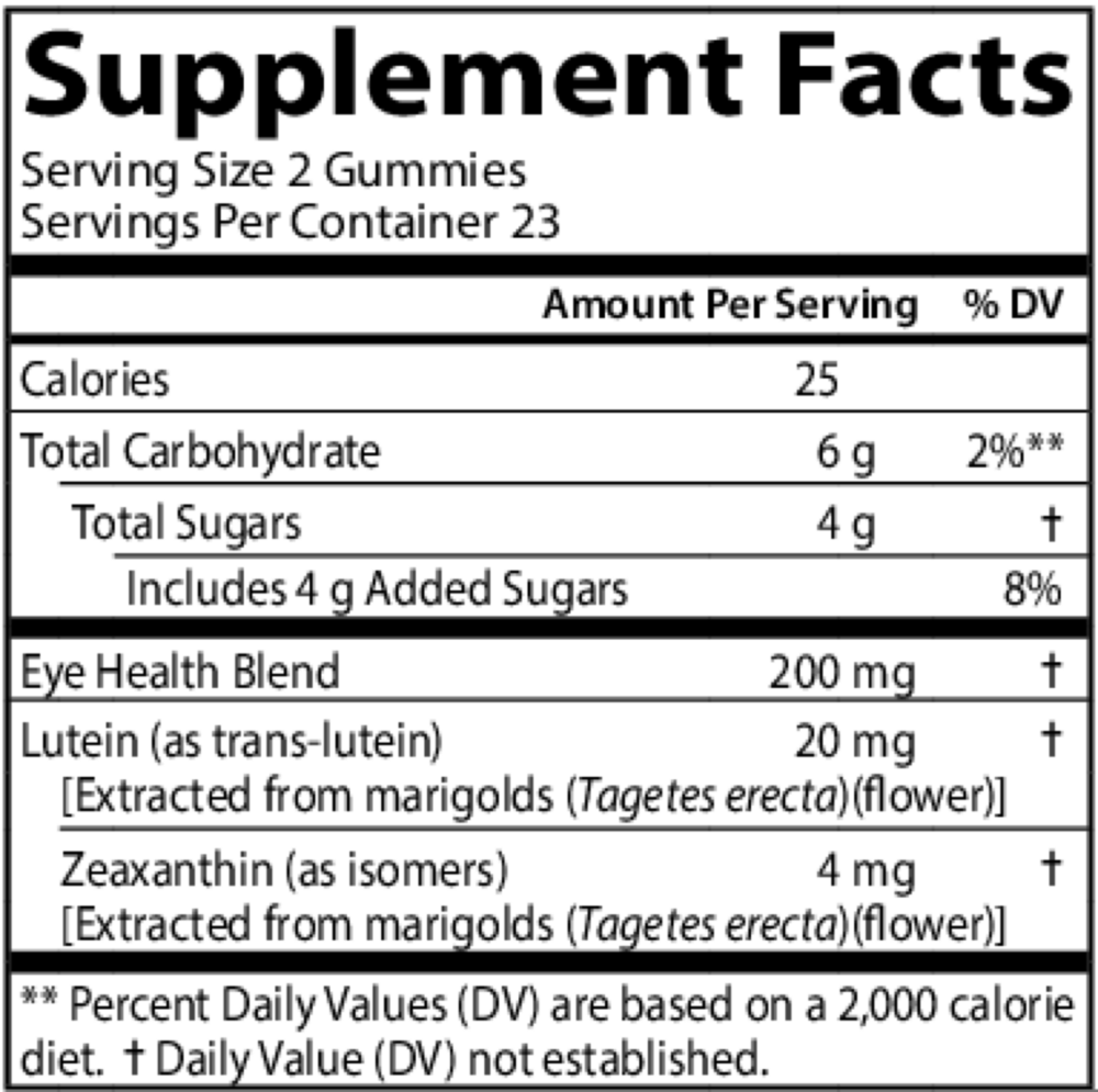 Kid's Lutein Gummies