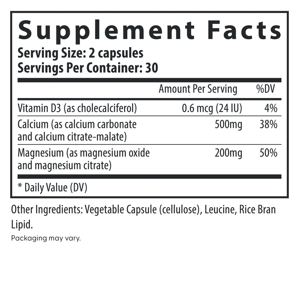Calcium + Magnesium