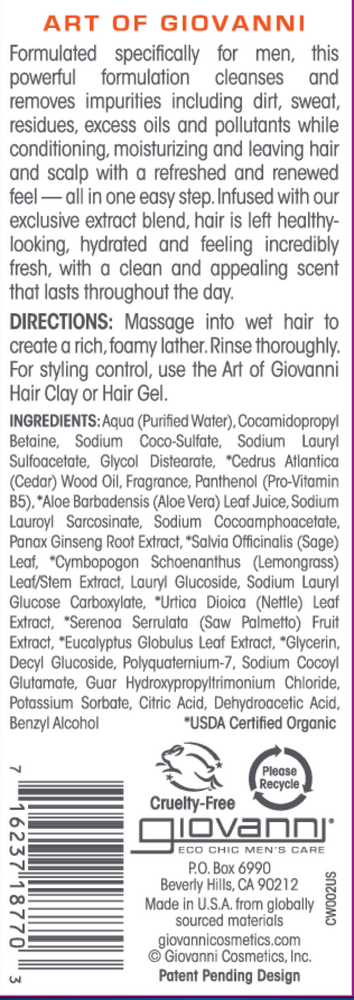 GIOVANNI MEN 2-in-1 Daily Shampoo
