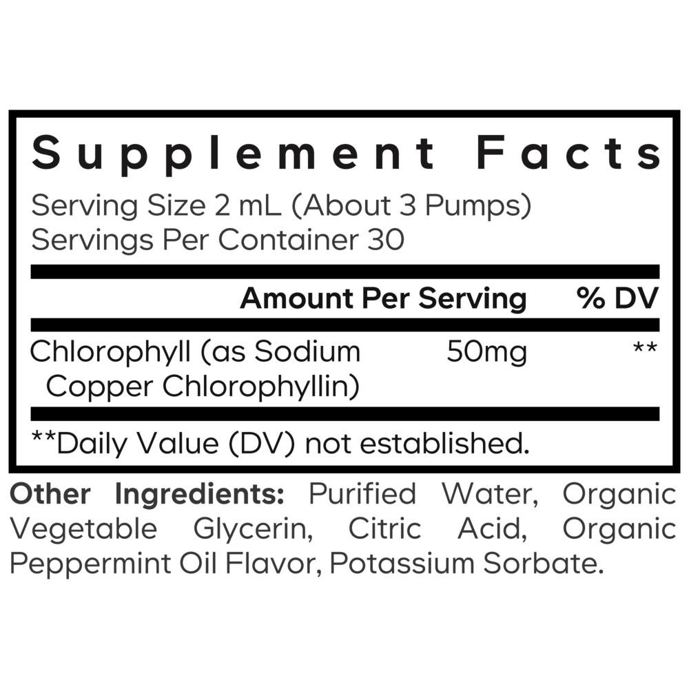 Chlorophyll+ Liquid Drops