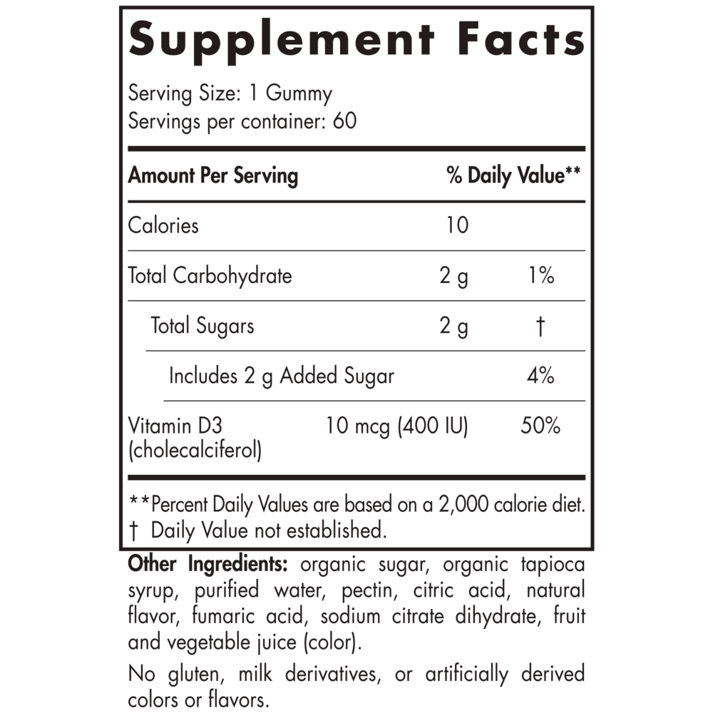 Vitamin D3 Gummies Kids