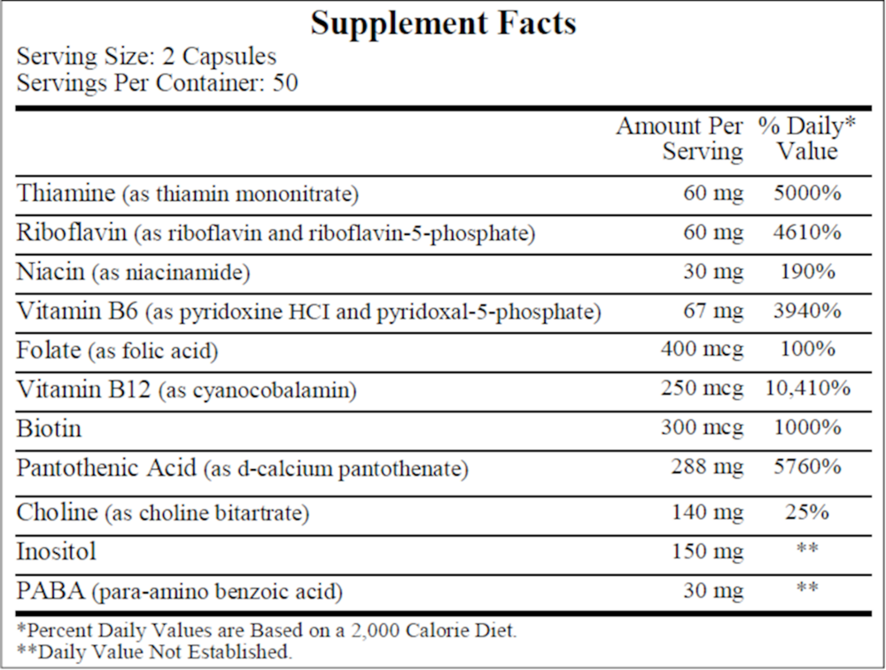Co-Enzyme B Complex