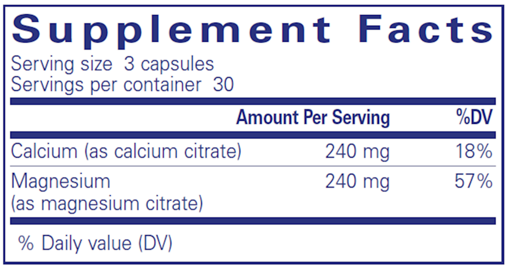 Calcium Magnesium (Citrate)