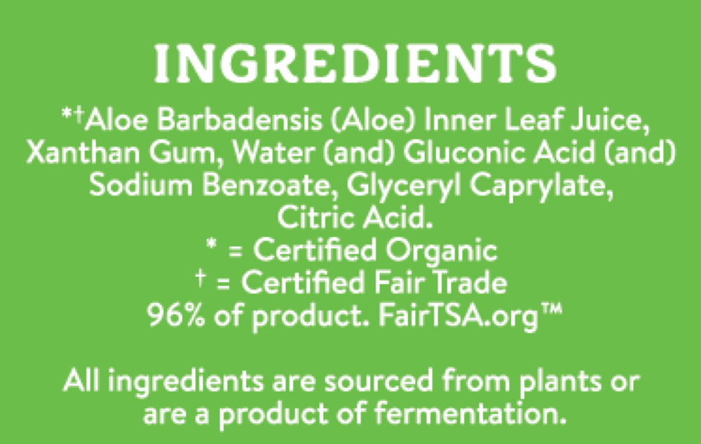 Aloe Vera Gel Unscented