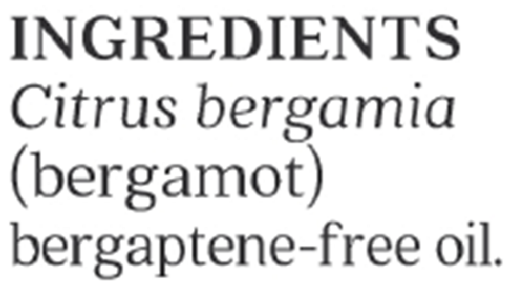 Bergamot BF Essential Oil