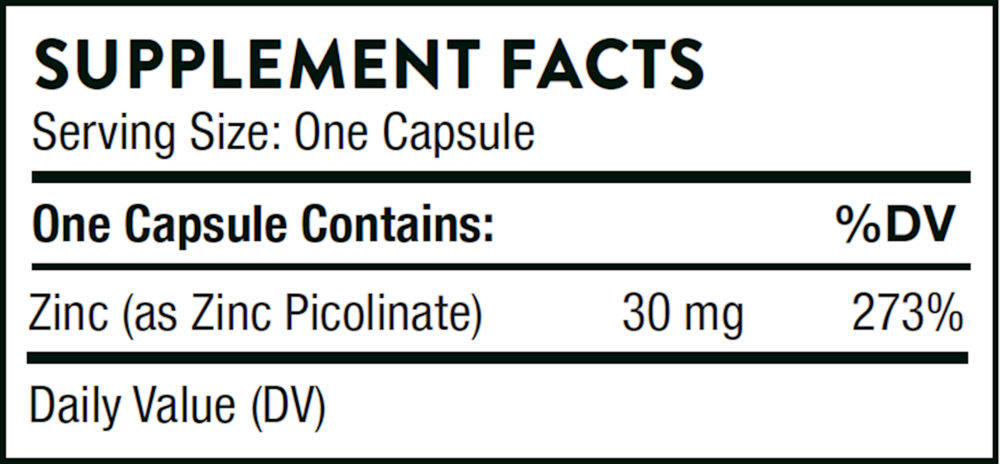 Zinc Picolinate 30mg