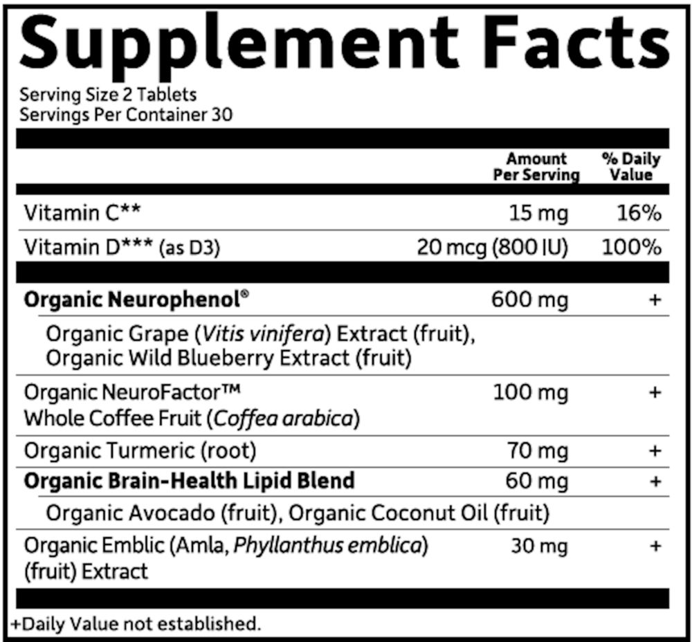 Dr. Formulated Brain Health Memory & Focus for Adults 40+