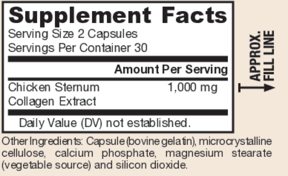 Type 2 Collagen 500mg