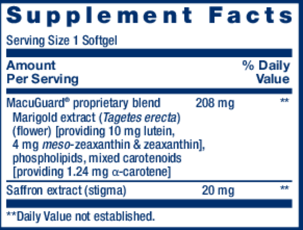 Macuguard® Ocular Support with Saffron