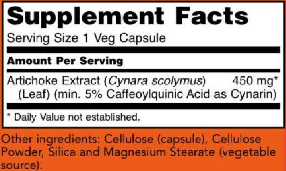 Artichoke Extract 450mg