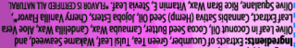 Hydrate Lip Balm - Cherry Vanilla