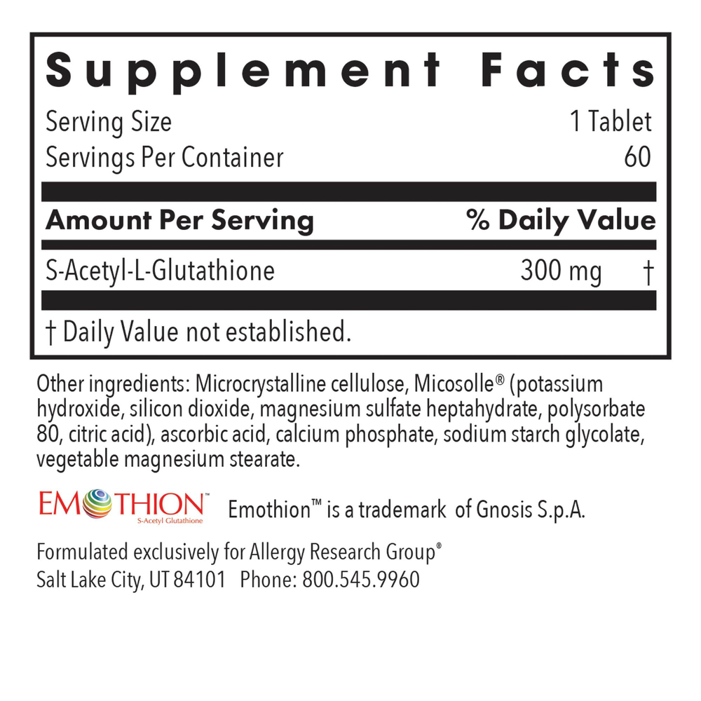 Acetyl Glutathione 300mg