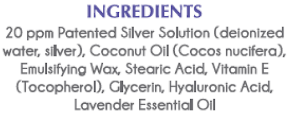 Silver Biotics Skin Cream Lavender
