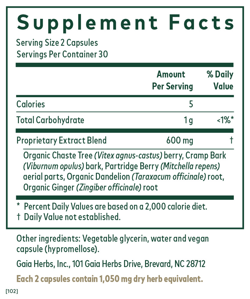 Vitex Reproductive Formula (formerly Vitex Supreme)
