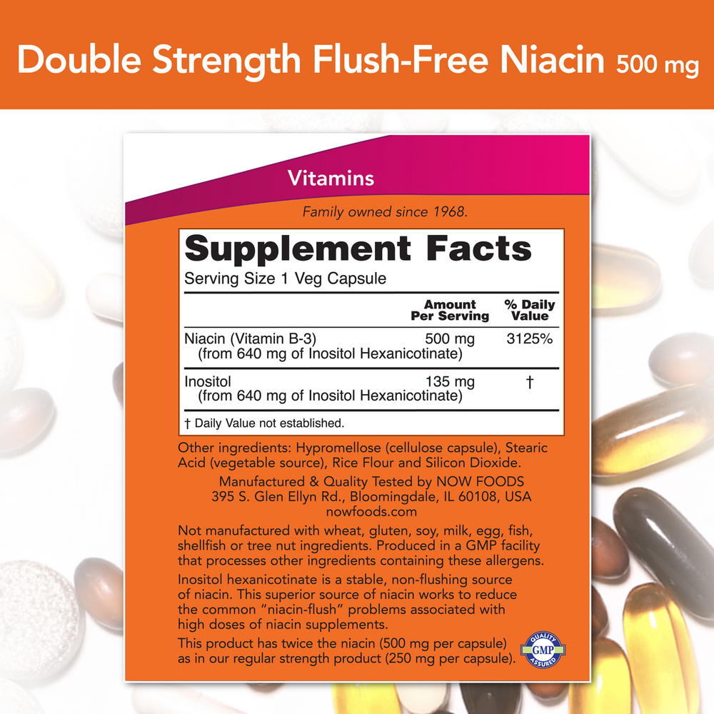Flush Free Niacin 500mg