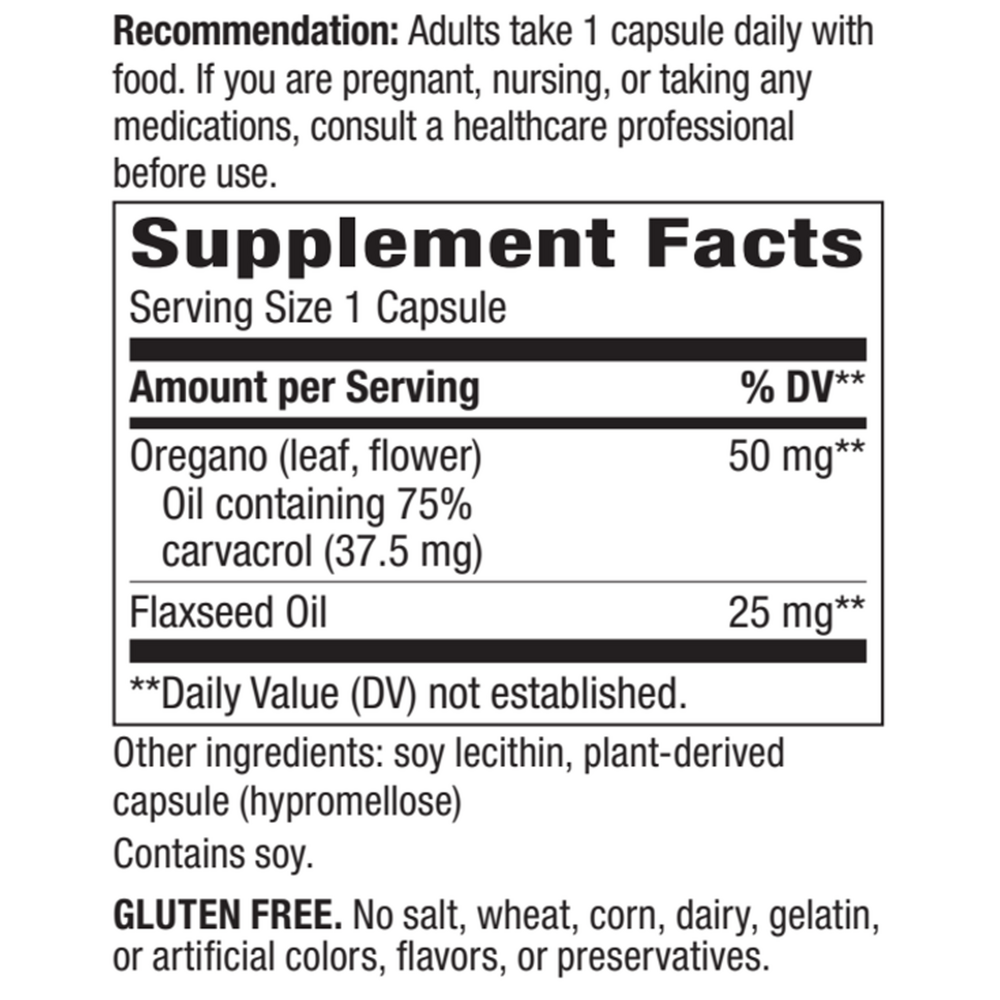 Oregano Oil Standardized