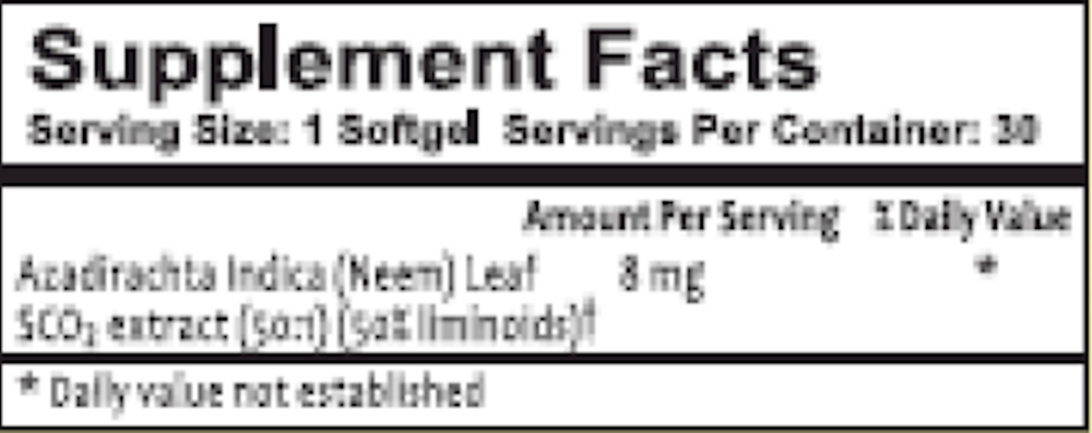 Supercritical Neem Leaf Extract