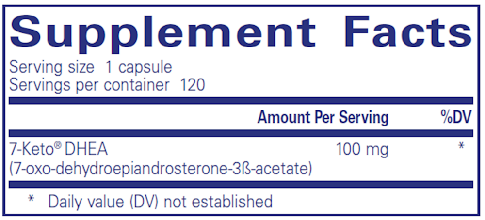 7-Keto DHEA 100mg